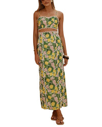 AMINA GLAM Amina Glam 2Pc Top & Skirt Set