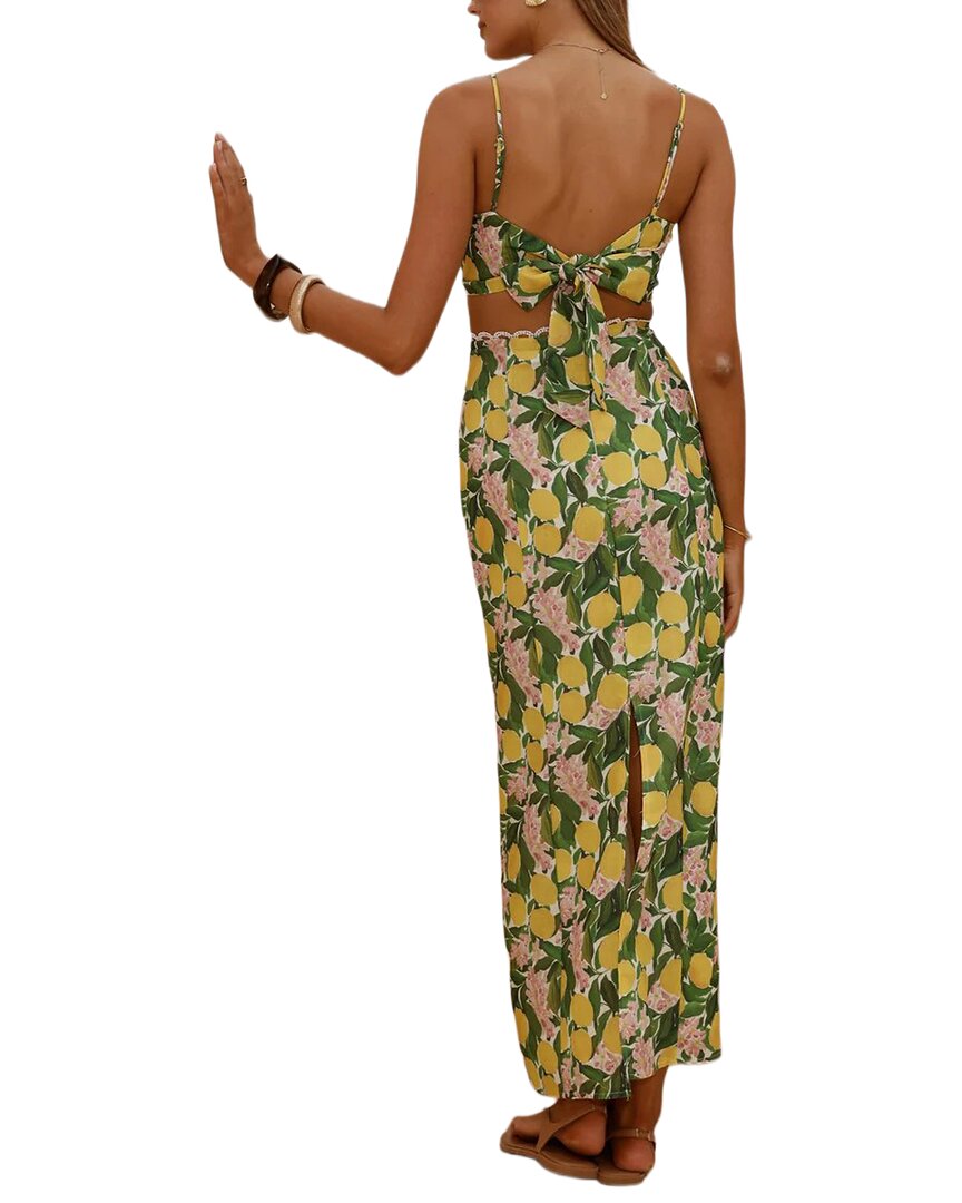 AMINA GLAM Amina Glam 2Pc Top & Skirt Set