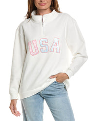 Vintage Havana Vintage Havana Fleece Quarter Zip Pullover