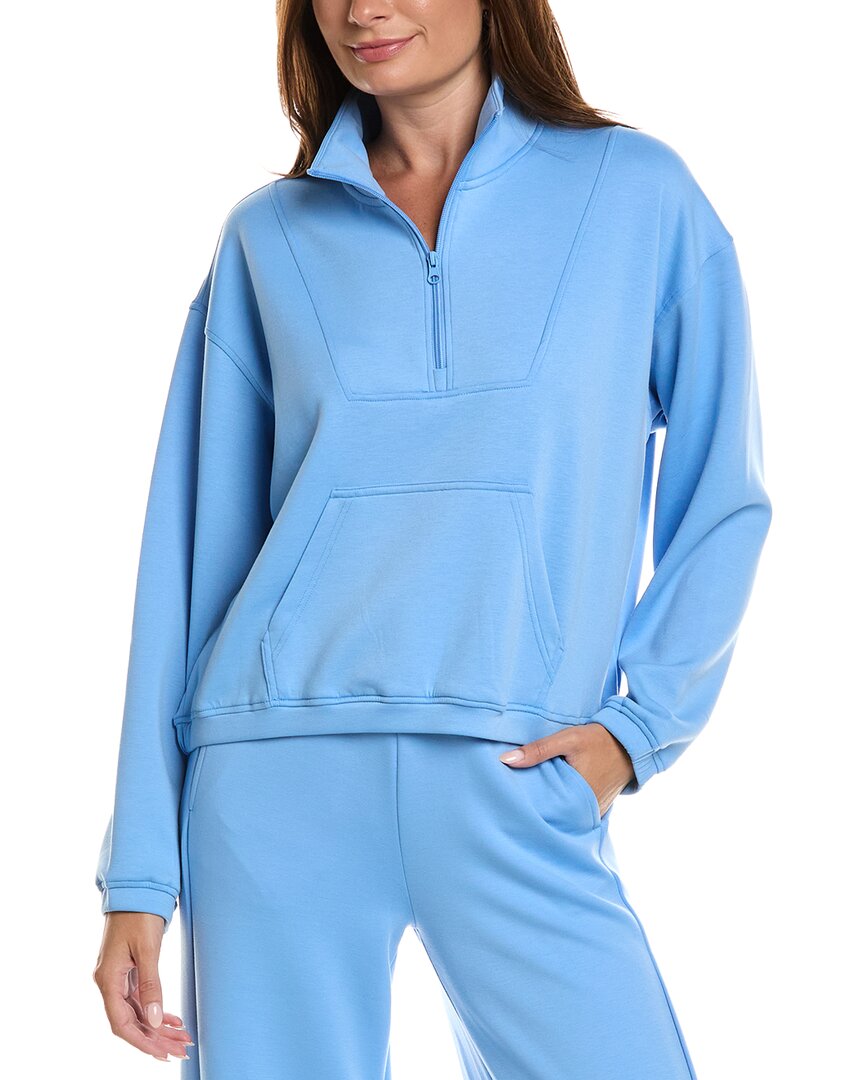 Vintage Havana Vintage Havana Cloud Fleece Quarter Zip Pullover