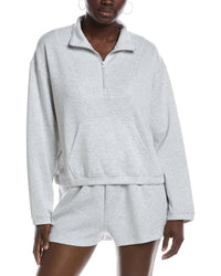 Vintage Havana Vintage Havana Cloud Fleece Quarter Zip Pullover