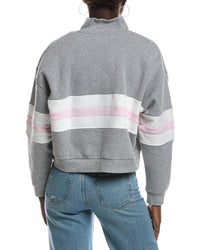 Vintage Havana Vintage Havana Vintage Fleece Colorblock Quarter Zip Pullover
