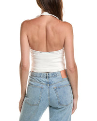 Vintage Havana Vintage Havana Stretch Denim Halter Vest