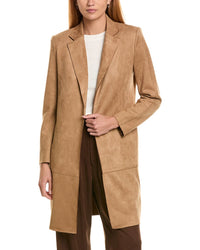 T Tahari Scuba Long Coat