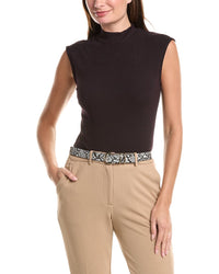 T Tahari T Tahari Fitted Mock Neck Tank