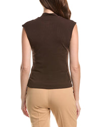 T Tahari T Tahari Fitted Mock Neck Tank