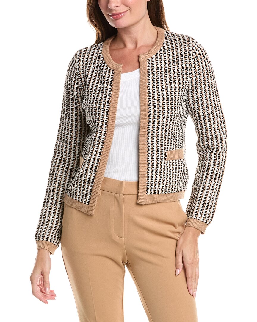T Tahari T Tahari Open Front Cardigan