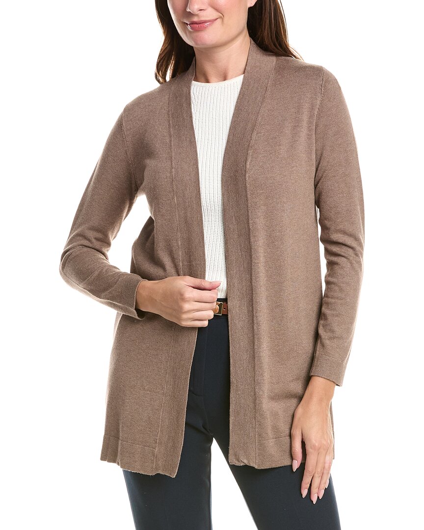 T Tahari T Tahari Open Front Cardigan