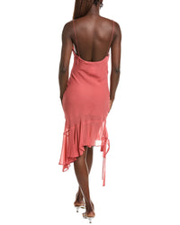 PARIS GEORGIA Paris Georgia Julia Silk Midi Dress