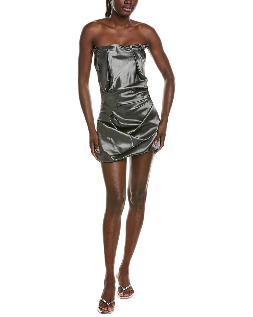 PARIS GEORGIA Paris Georgia Scrunch Effect Mini Dress