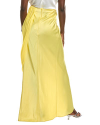 PARIS GEORGIA Paris Georgia Viola Silk-Trim Skirt