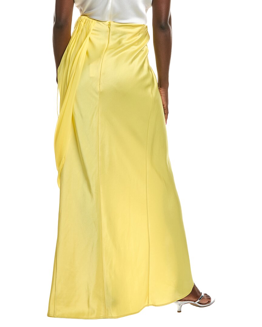 PARIS GEORGIA Paris Georgia Viola Silk-Trim Skirt