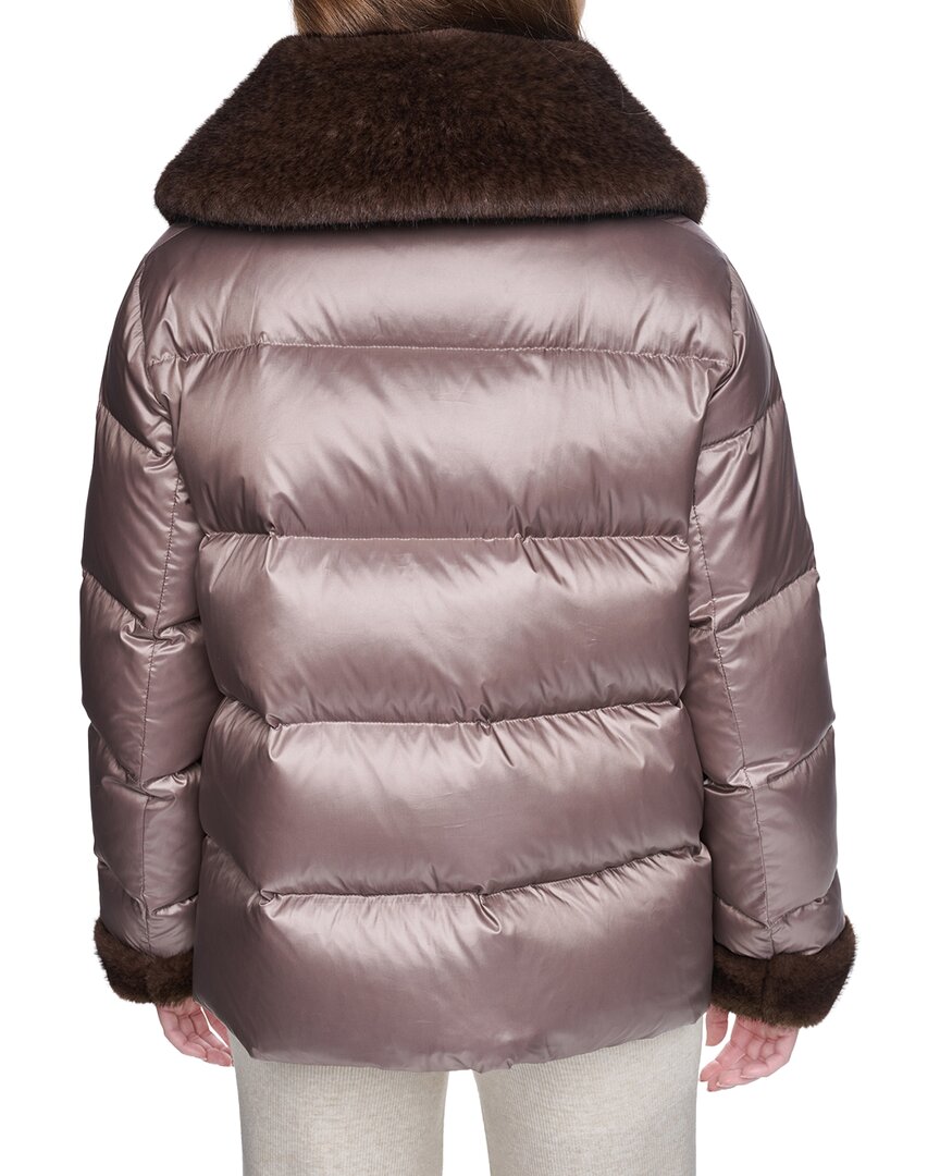 Halston Halston Down Puffer Coat