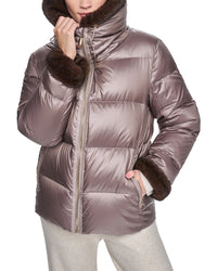 Halston Halston Down Puffer Coat