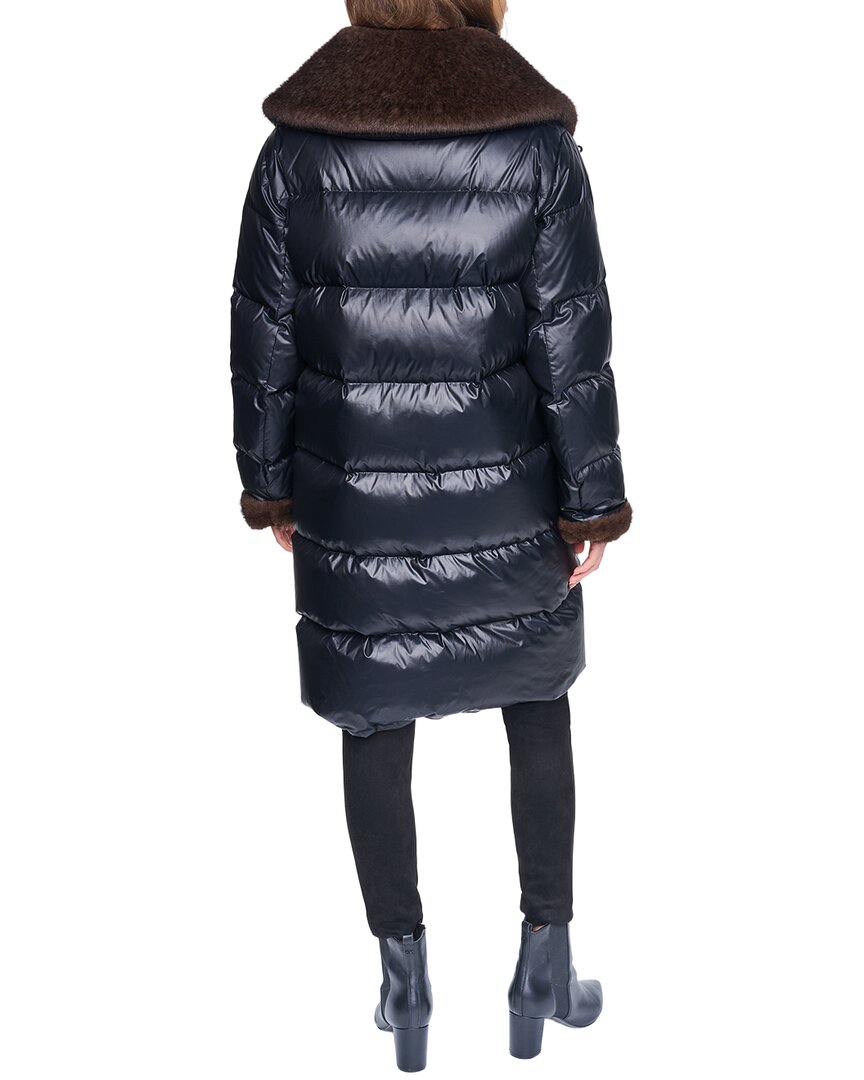 Halston Halston Down Puffer Coat