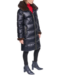 Halston Halston Down Puffer Coat