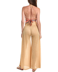 Pitusa Pitusa 2Pc Halter Top & Wide Leg Pant Set