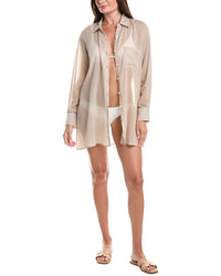 Pitusa Pitusa Puka Shell Shirtdress