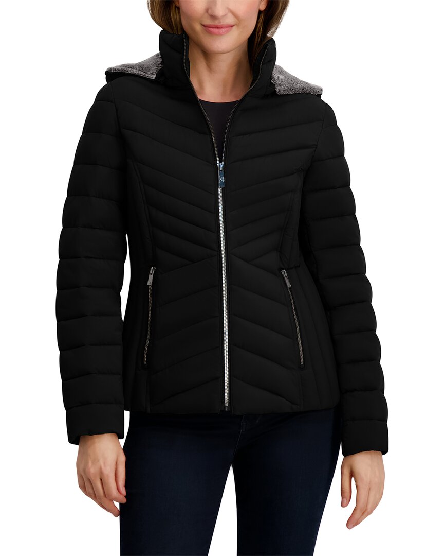 Nautica Short Stretch Lined Hooded Jacket