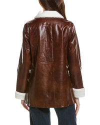 Pascale La Mode Pascale La Mode Faux Leather Jacket