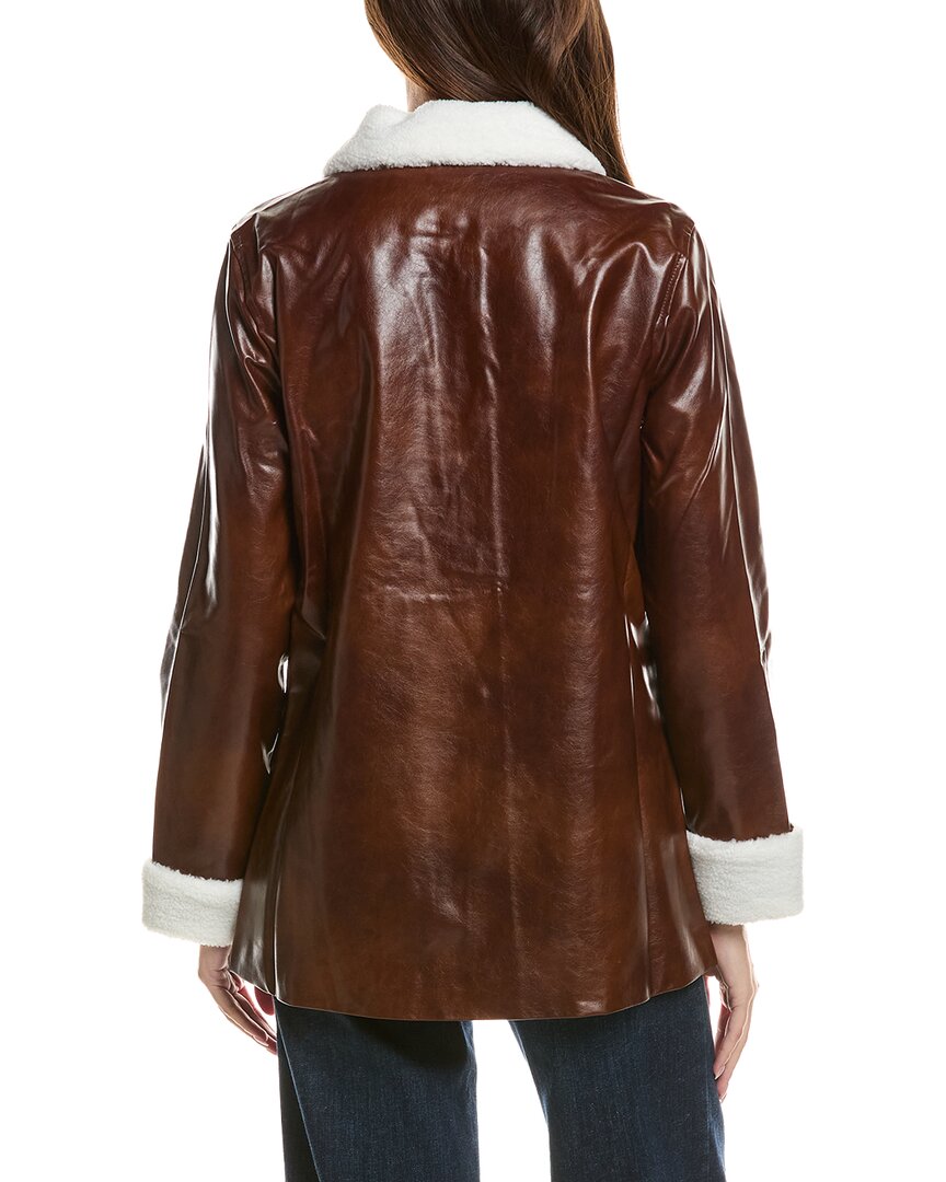 Pascale La Mode Pascale La Mode Faux Leather Jacket