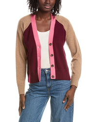 &Isla &Isla Brianna Colorblock Cashmere Sweater