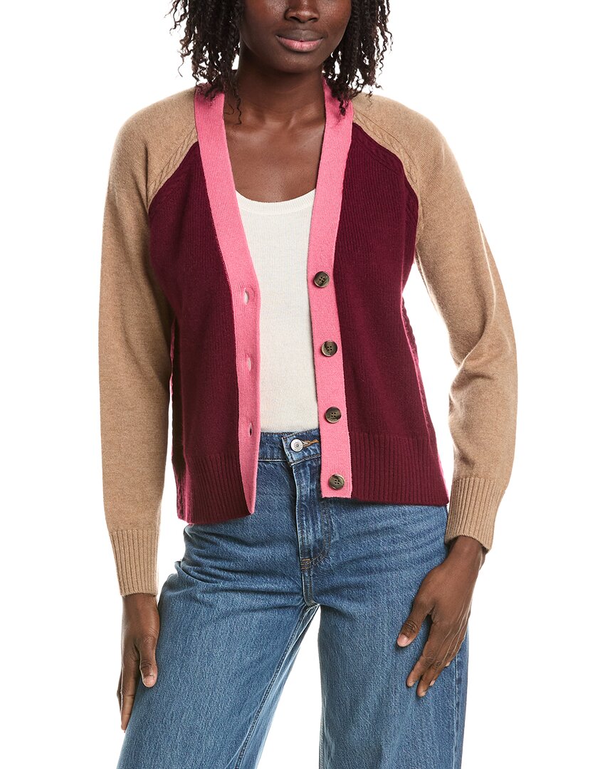 &Isla &Isla Brianna Colorblock Cashmere Sweater