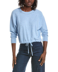 &Isla &Isla Daria Tie Hem Cashmere Sweatshirt