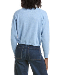 &Isla &Isla Daria Tie Hem Cashmere Sweatshirt