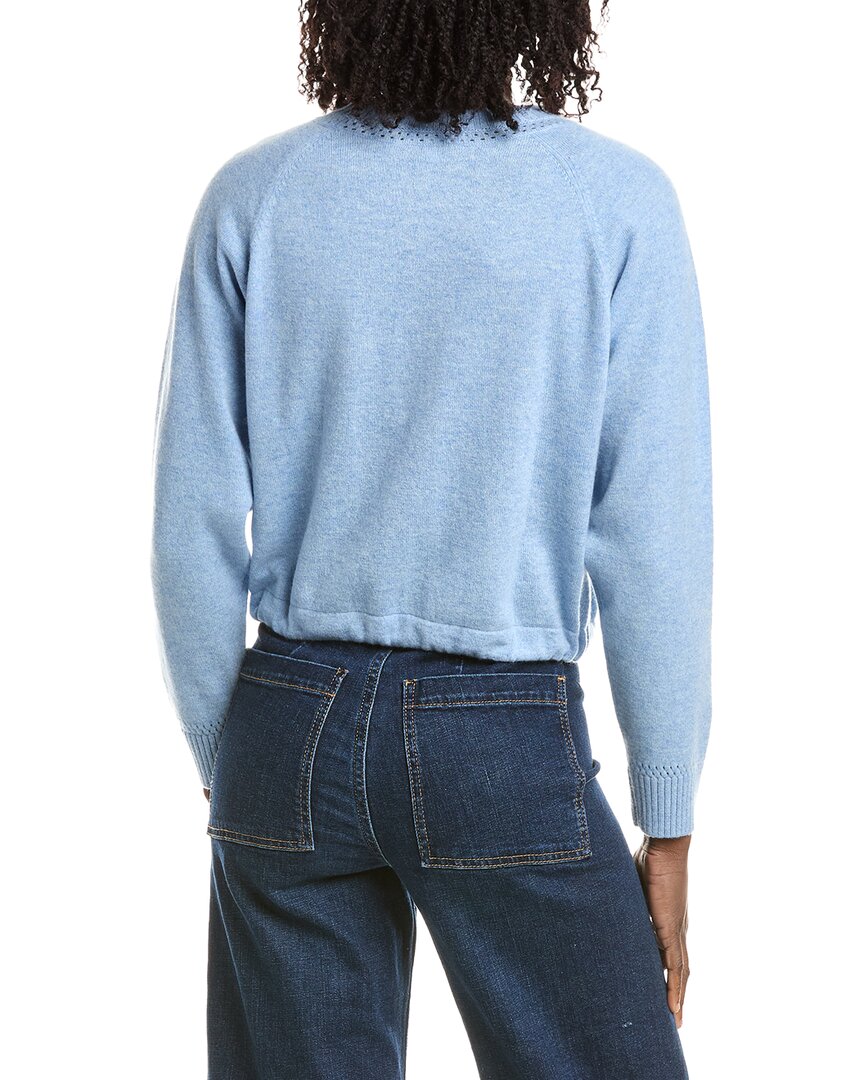 &Isla &Isla Daria Tie Hem Cashmere Sweatshirt