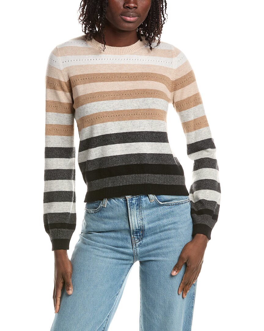 &Isla &Isla Ariana Stripe Cashmere Sweater