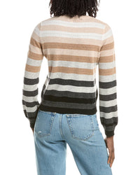 &Isla &Isla Ariana Stripe Cashmere Sweater