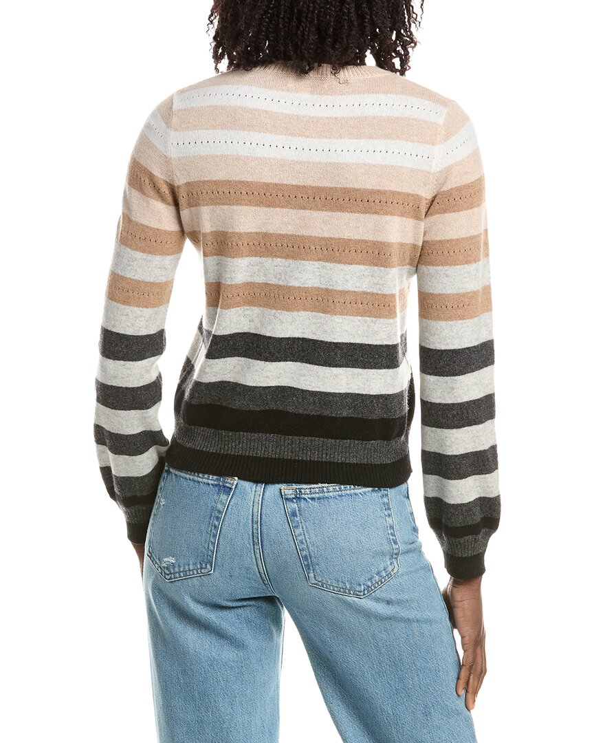 &Isla &Isla Ariana Stripe Cashmere Sweater