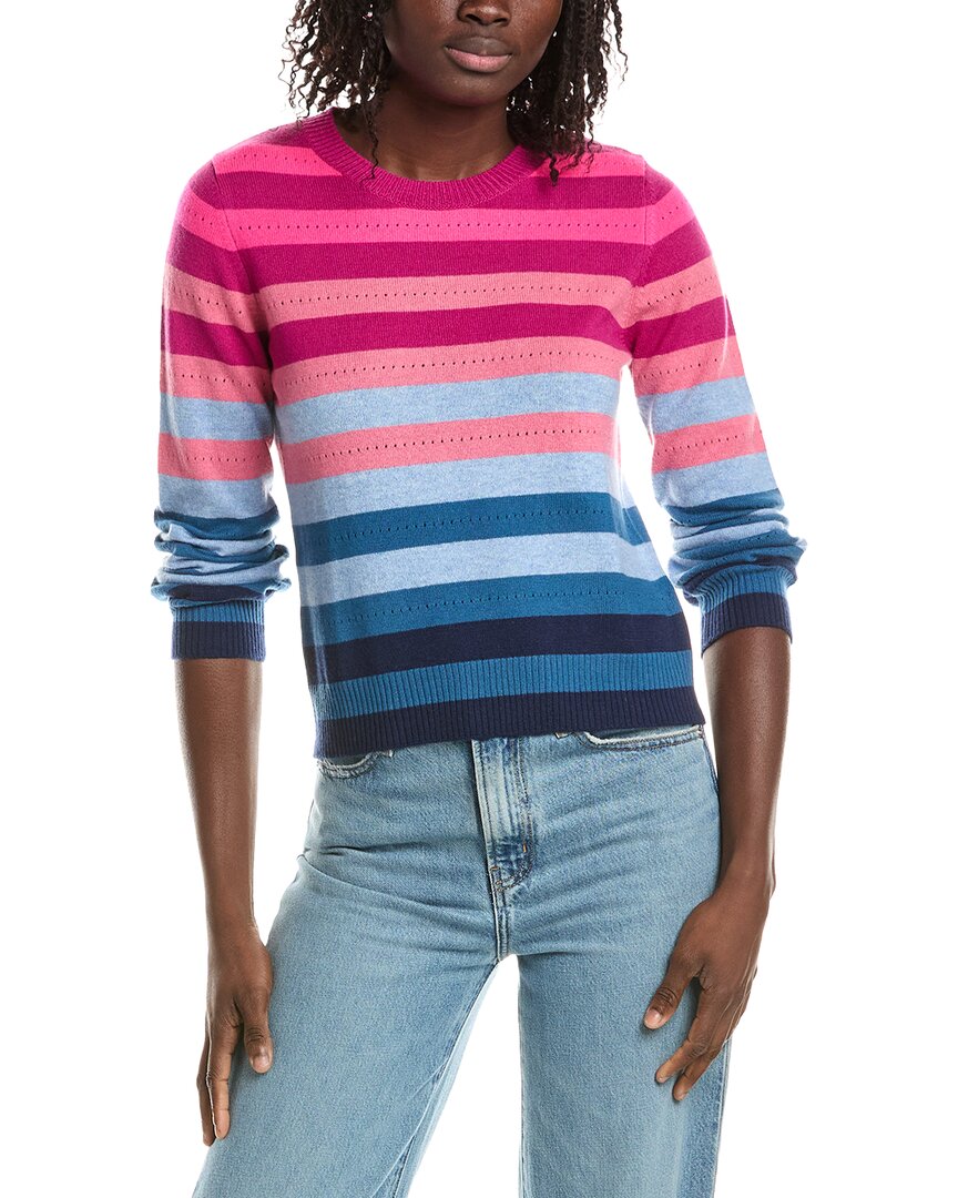 &Isla &Isla Ariana Stripe Cashmere Sweater