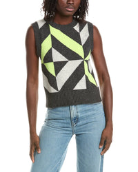 &Isla &Isla Lucia Geo Cashmere Vest