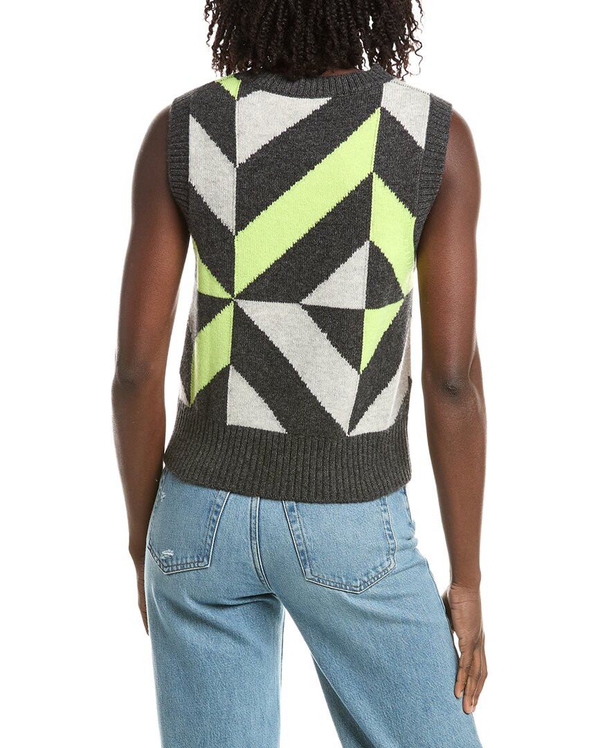 &Isla &Isla Lucia Geo Cashmere Vest