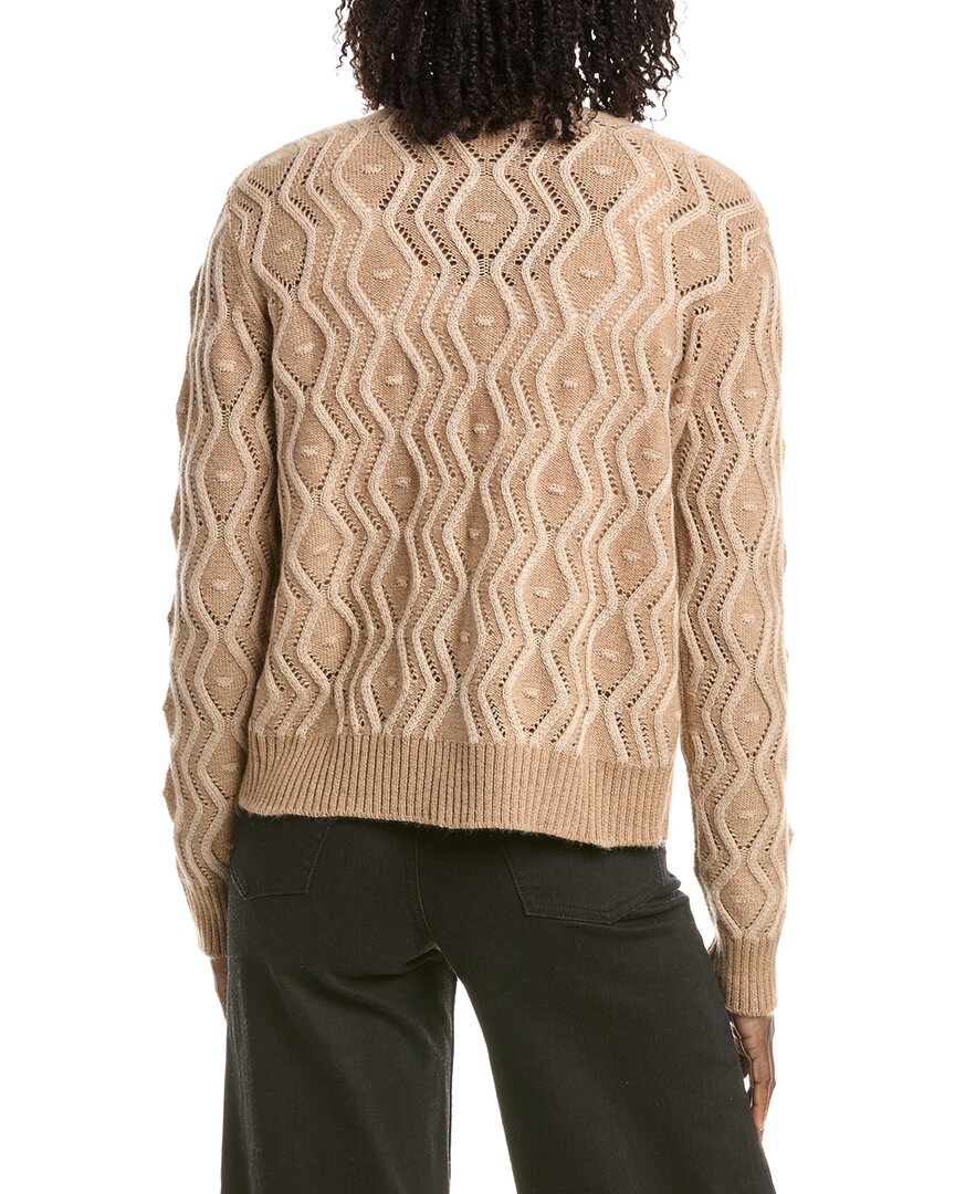 &Isla &Isla Maeve Plaited Cable Cashmere Cardigan