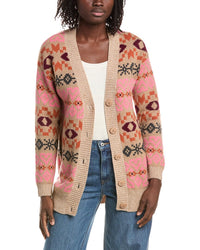 &Isla &Isla Rita Aztec Longline Cashmere Cardigan