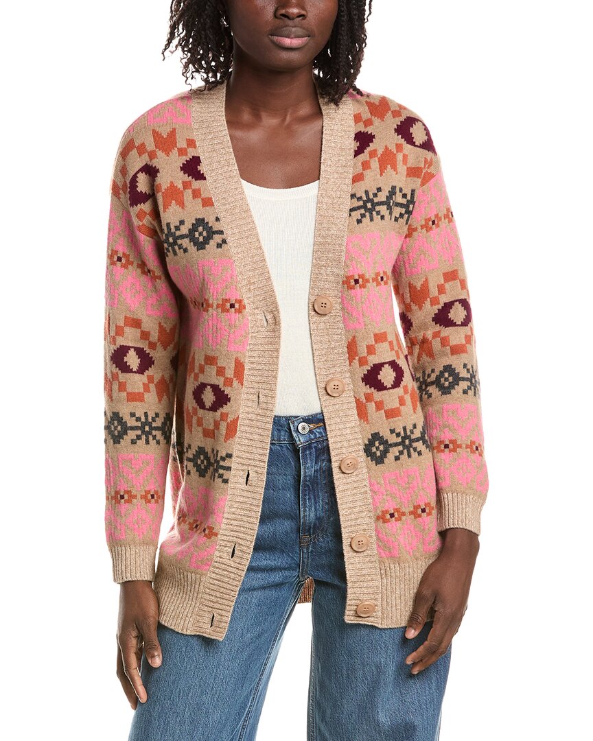 &Isla &Isla Rita Aztec Longline Cashmere Cardigan