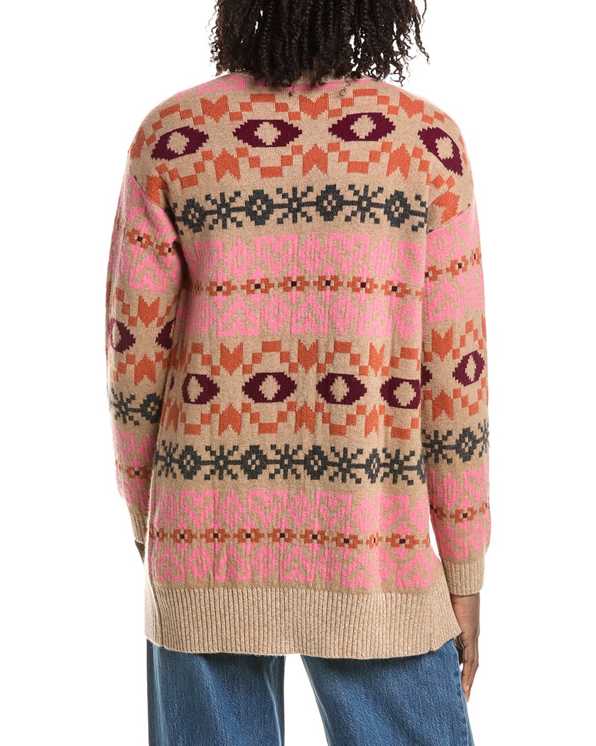 &Isla &Isla Rita Aztec Longline Cashmere Cardigan