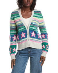 &Isla &Isla Penny Fairisle Star Cashmere Cardigan