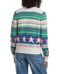 &Isla &Isla Penny Fairisle Star Cashmere Cardigan