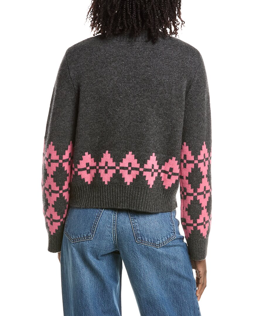 &Isla &Isla Noah Geo Turtleneck Cashmere Sweater