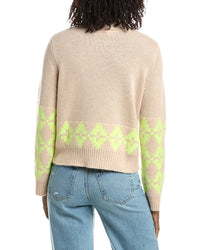 &Isla &Isla Noah Geo Turtleneck Cashmere Sweater