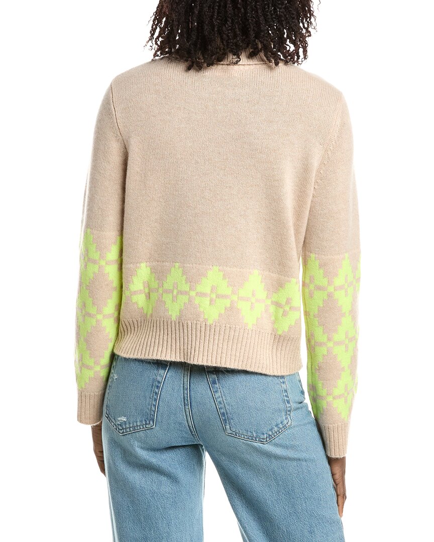 &Isla &Isla Noah Geo Turtleneck Cashmere Sweater