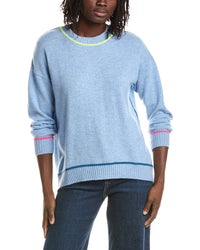 &Isla &Isla Bonnie Curved Hem Cashmere Sweater