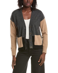 &Isla &Isla Beatrice Colorblock Cashmere Cardigan