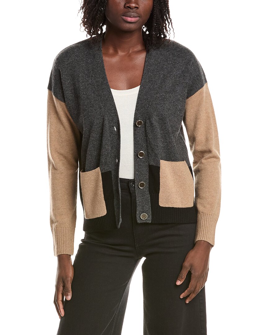 &Isla &Isla Beatrice Colorblock Cashmere Cardigan