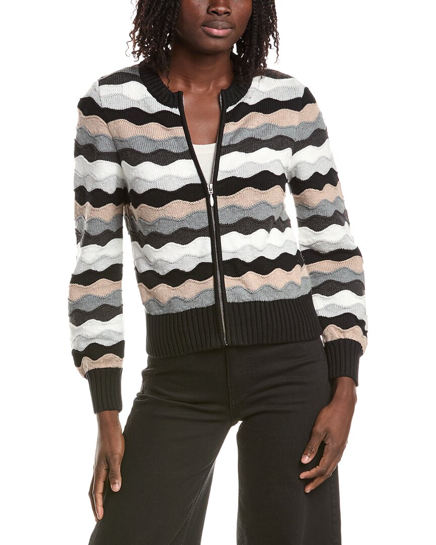 &Isla &Isla Saskia Wave Zip Bomber Jacket