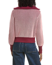 &Isla &Isla Verity Plaited Rib 1/4-Zip Sweater